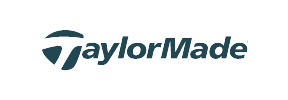 Taylormade logo on a white background at Saltleaf Golf Preserve in Bonita Springs.
